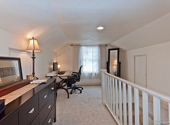 Convenient location upstairs landing area for office