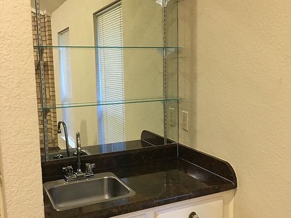 Wet bar in living room