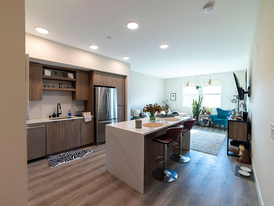 open space kitchen & living room