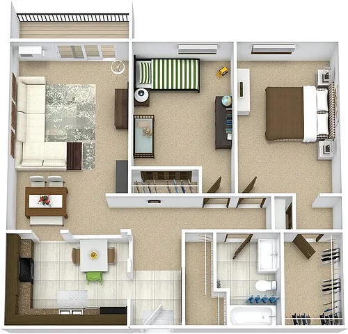 Floor plan Robinson