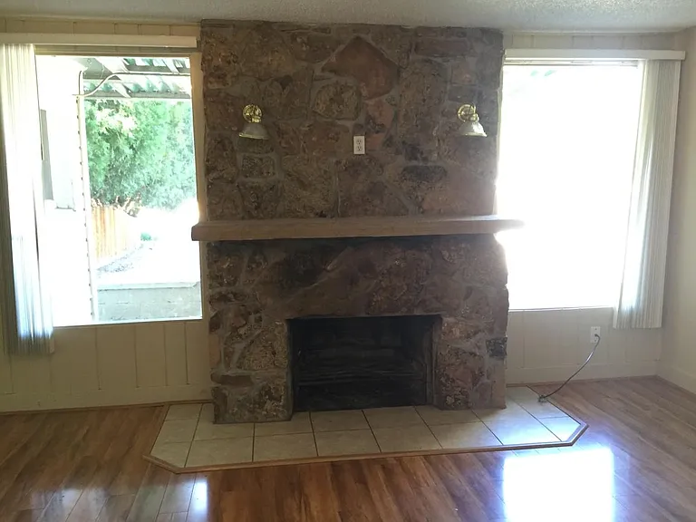 Living room fire place