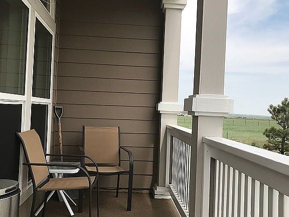 South facing side porch