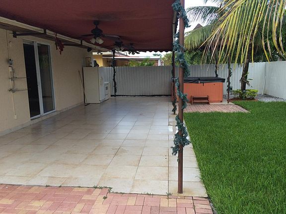 covered back yard