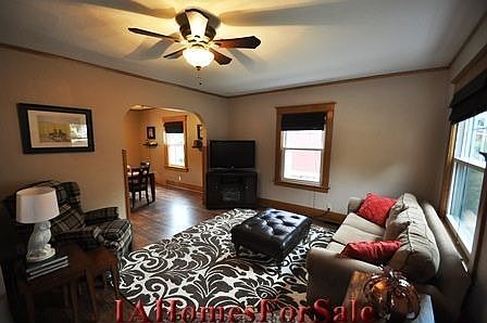 Living Room - refinished hardwood floors