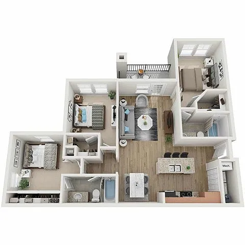 Floor plan Duncan Classic
