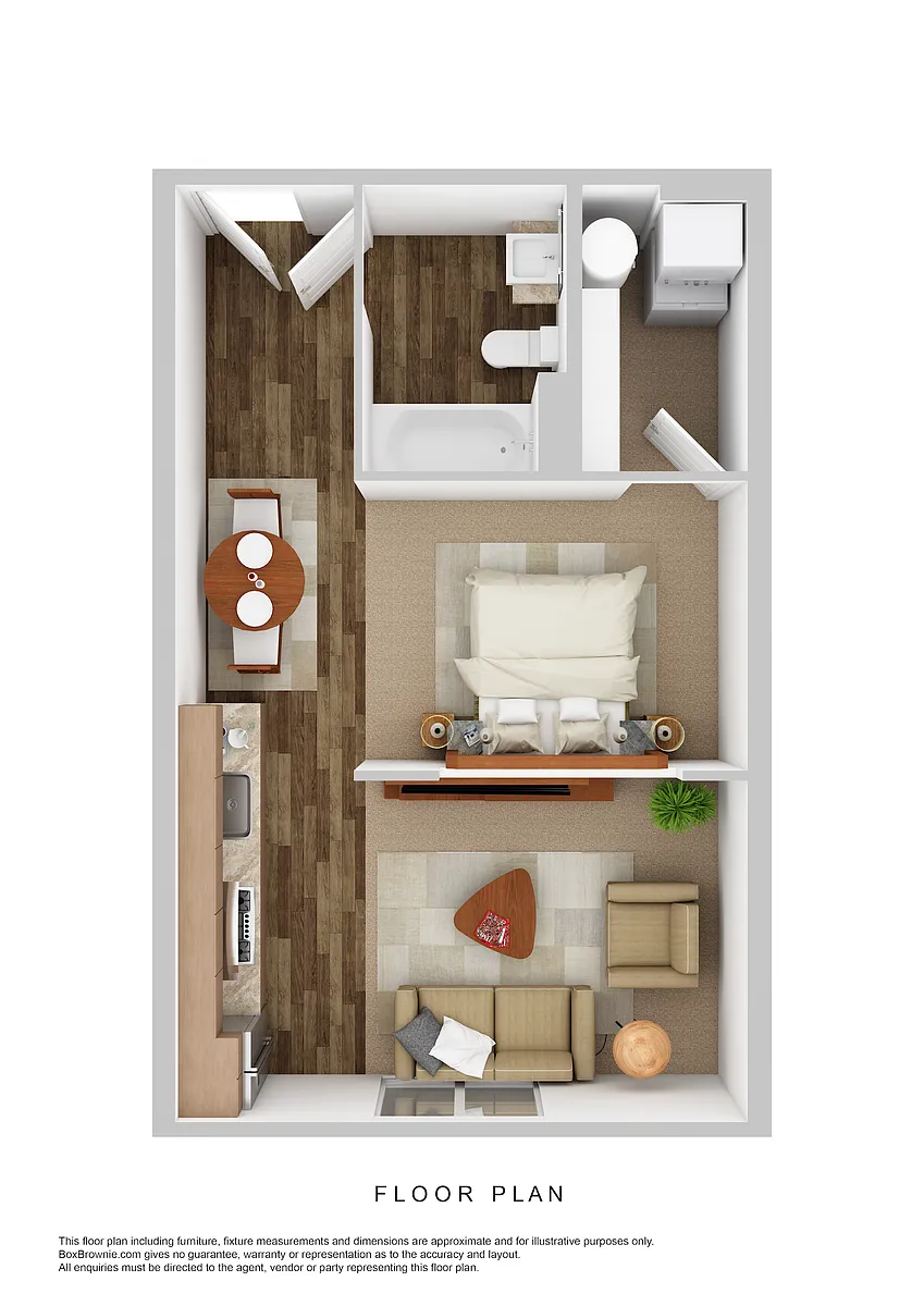 Floor plan Apartment Studio