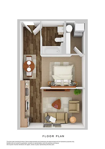 Floor plan Apartment Studio