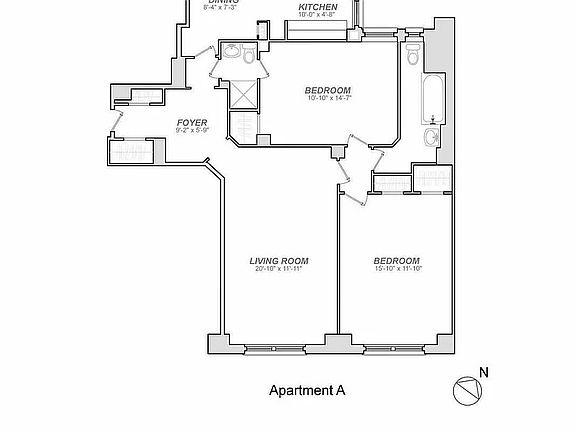 2nd image of 115 W 86th St #8A