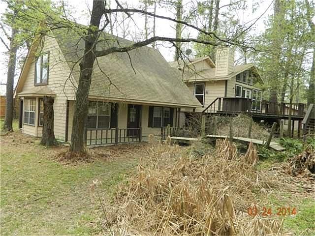 Unique home with water view.