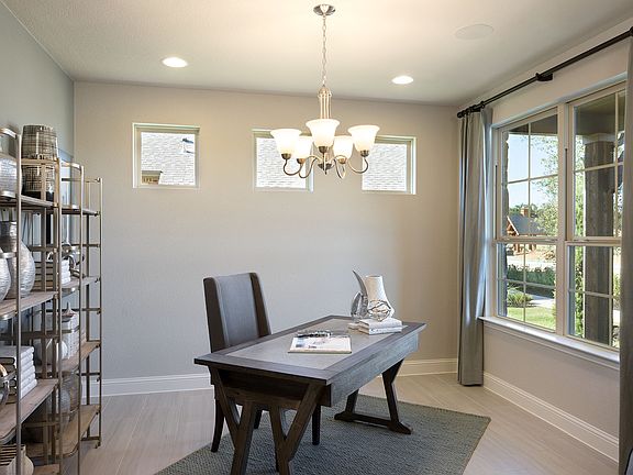 The ideal home office awaits in the Beech home plan.