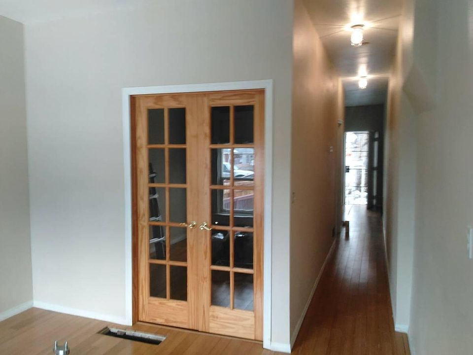 French doors leading to the bedroom