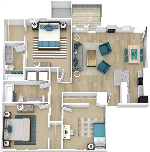 Floor plan The Willow Oak