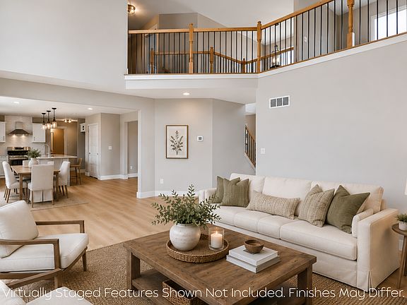 Open and airy great room designed for comfortable everyday living