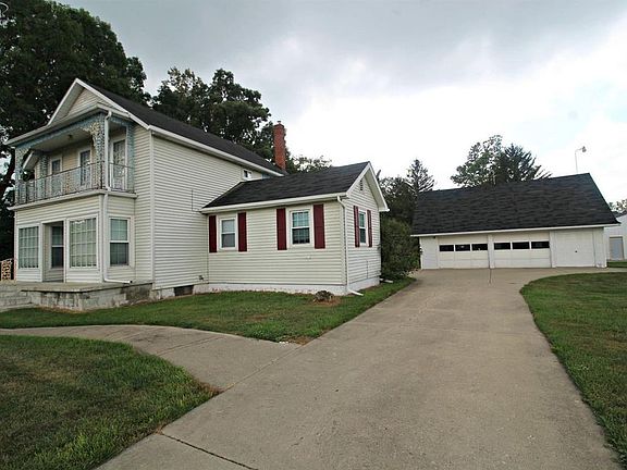 Front View-House-Garage