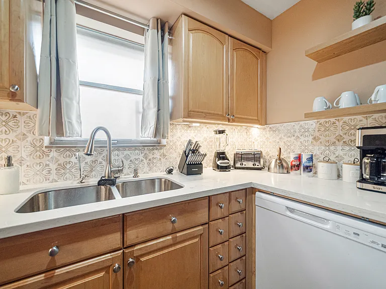 It has additional faucet for filtered water. Refrigerator also has filtered water and ice.