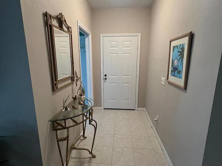 Front Entry from Screened porch