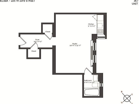 2nd image of 225 W 23rd St APT 6U