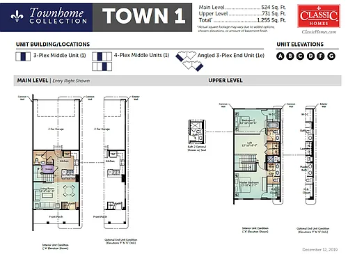 Floor plan Town 1
