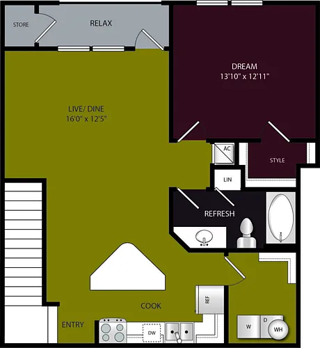 Floor plan A1D