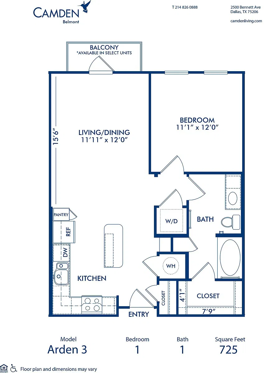 Floor plan Arden 3