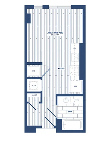 Floor plan Studio-HS1