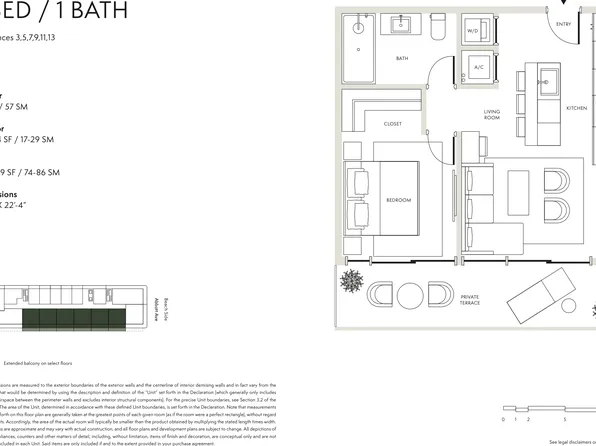 Residences 3,5,7,9,11,13 Plan, Ella Miami Beach