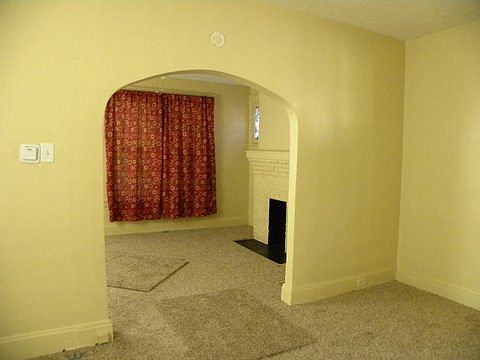 Dining room into living room