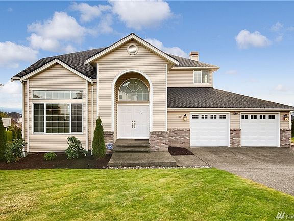 Beautiful 2 story home in Harbor Ridge Estates with sweeping views of the Sound, Mt. Rainier, the Cascades, Tacoma & sunsets. 2,232 sq ft,  3 bedrooms, 2.5 baths, 3 car garage with over $100,000 in upgrades.