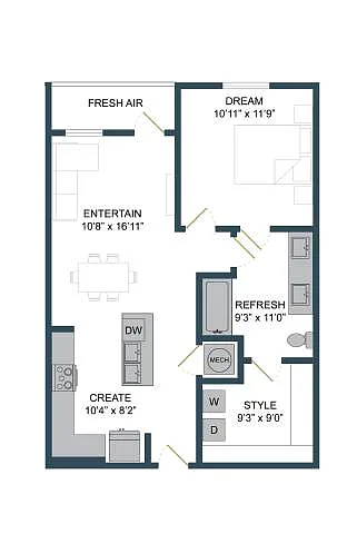 Floor plan A3A