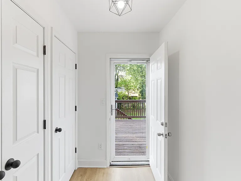 Hallway to back yard