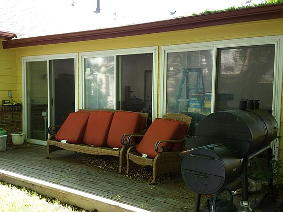 Back Yard showing Sun Room