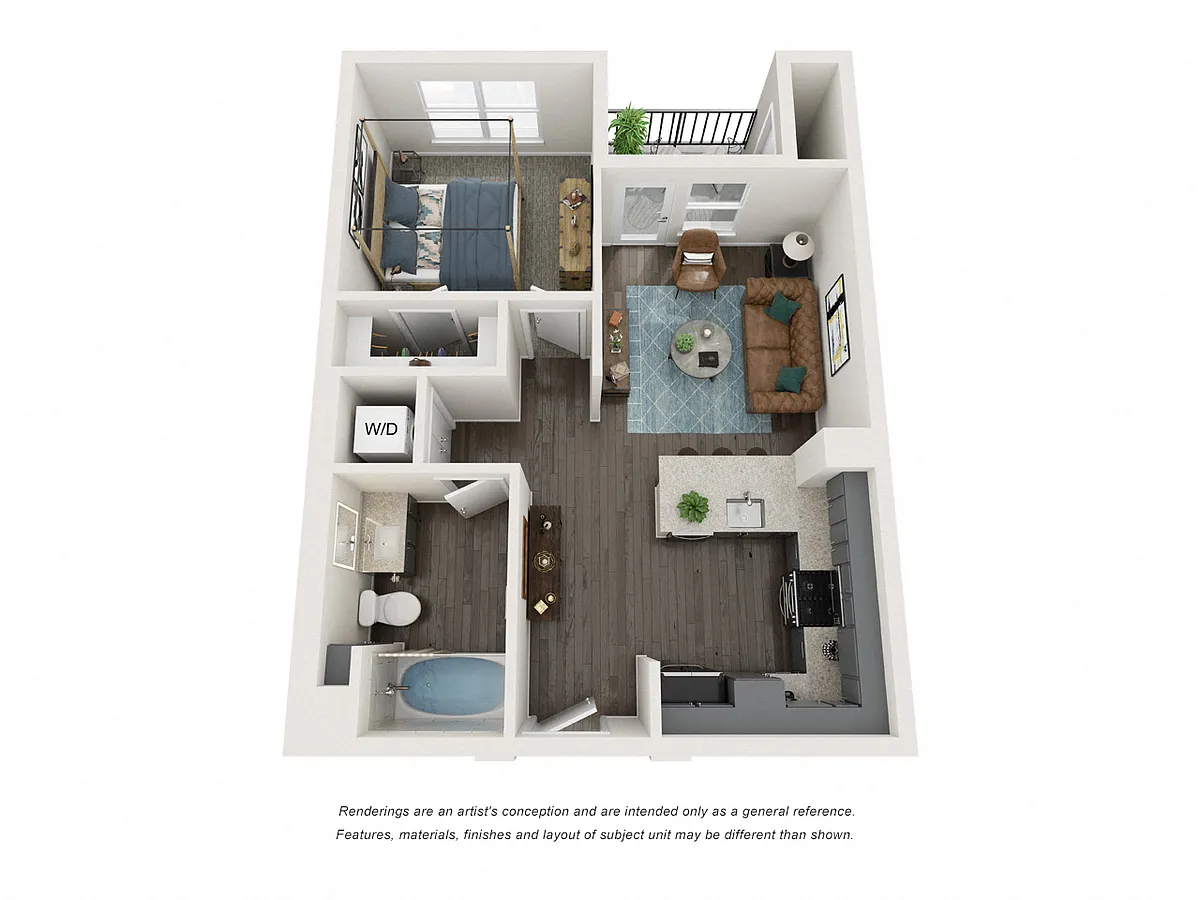Floor plan A106