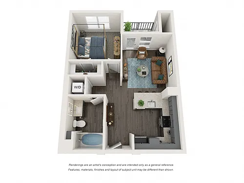 Floor plan A106