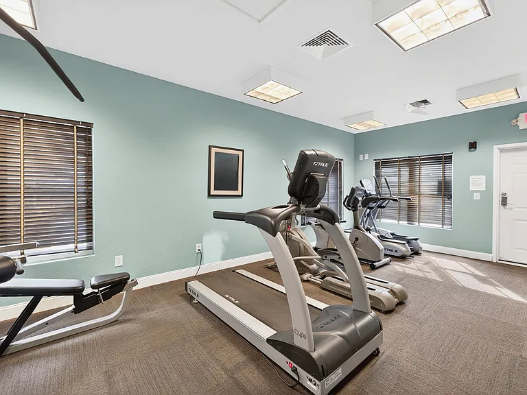 Workout room on site