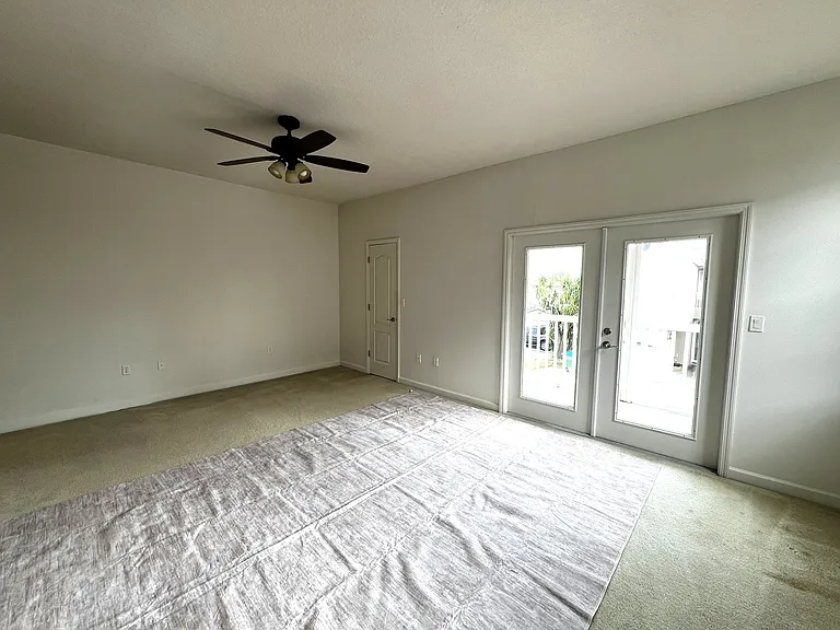 Master Bedroom with French Doors to Private Balcony