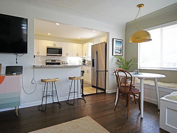 Dining nook/kitchen/living