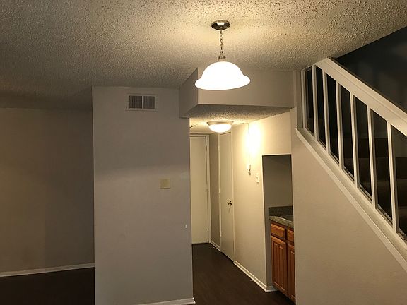 Full size connections, wet bar, half bath in the hall to the