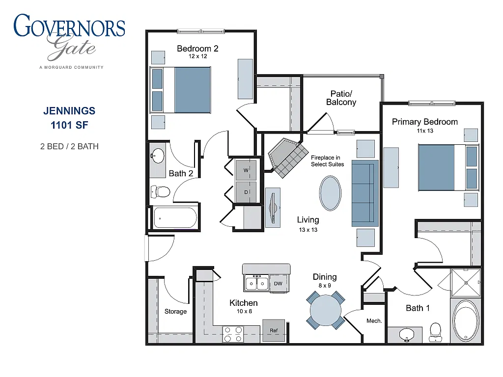 Floor plan Jennings