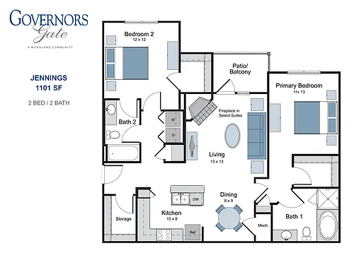 Floor plan Jennings