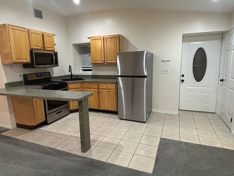 Kitchen/front door.