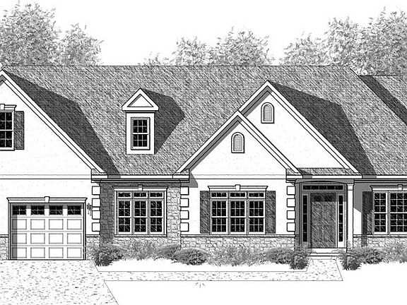 Elevation B - Optional Features Shown