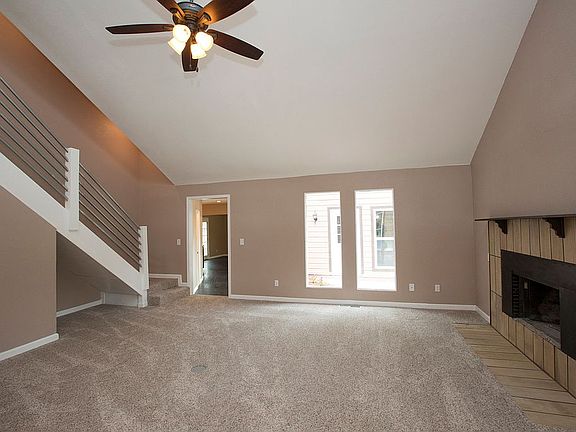 Unique yet cozy fireplace