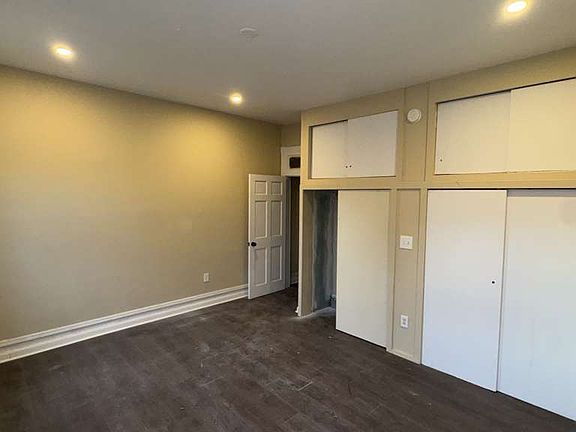 Spacious bedroom with built-in storage