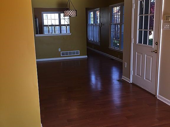 View of separate dining rm