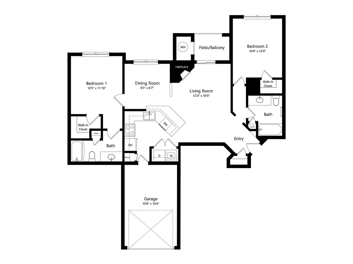 Floor plan Harbour Town