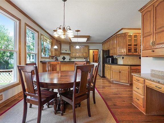New Paint in the kitchen and eat-in kitchen area.  Hardwood floors throughout the main level.  Lots of cabinetry and space for entertaining on those special occasions.