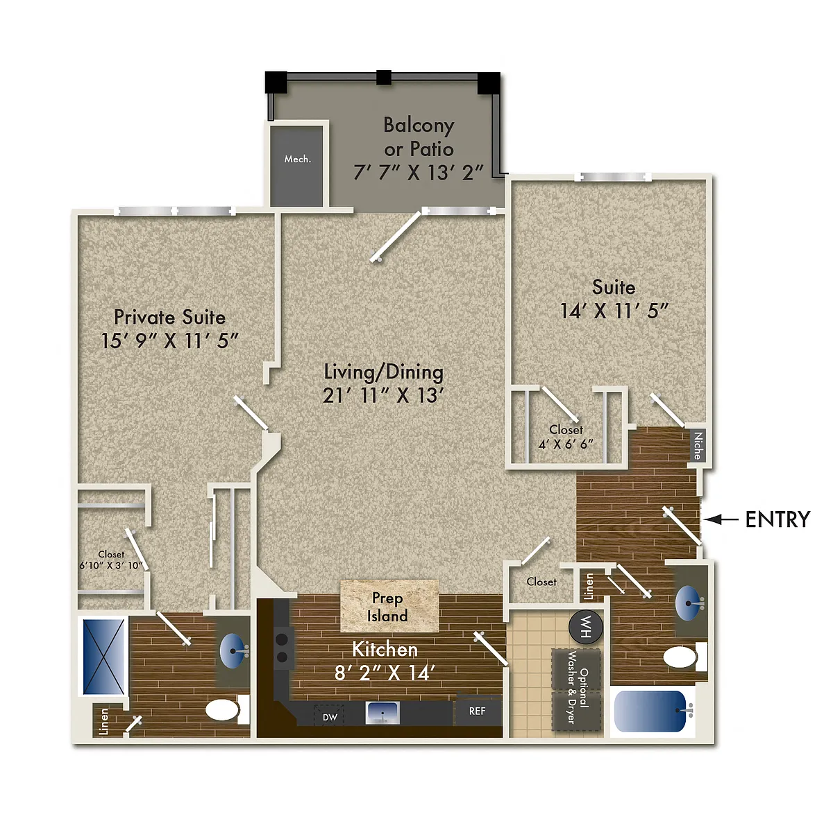 Floor plan Lusco