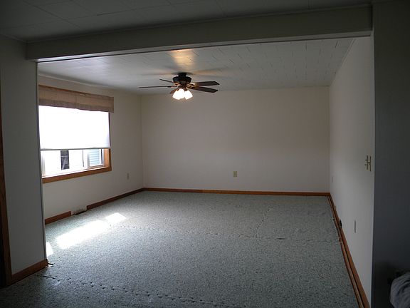 Adjacent living room area