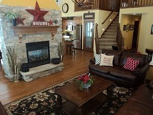 Double Sided Fireplace