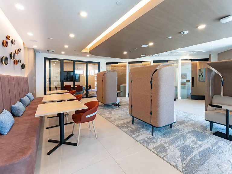 Co-Working Space with Plush Seating